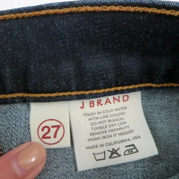 J Brand Crop Capri Jeans Size 27 Starless Wash - Picture 6 of 6